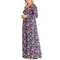 Plus Size 24/7 Comfort Apparel Long Sleeve Empire Waist Dress - image 3