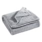 Eddie Bauer Ribbed Texture Stripe Solid Fleece Reversible Throw - image 1
