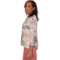 Womens Alfred Dunner Camden Market Bold Rose V Neck Blouse - image 4