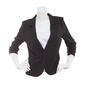 Juniors A. Byer 3/4 Sleeve One Button Short Blazer - image 1