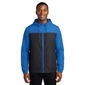Mens Axcent Color Block Windbreaker - Royal/Black - image 1