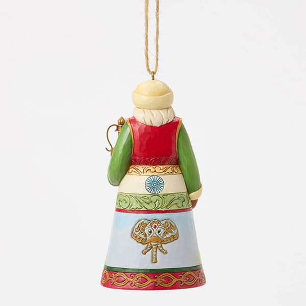 Jim Shore Santa Around World India Christmas Ornament