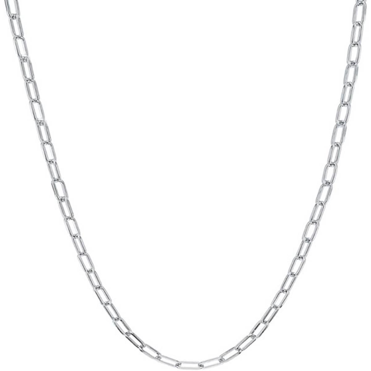 18in. Sterling Silver Paperclip Chain Necklace