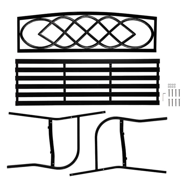 Evergreen Celtic Knot Garden Bench