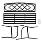 Evergreen Celtic Knot Garden Bench - image 8