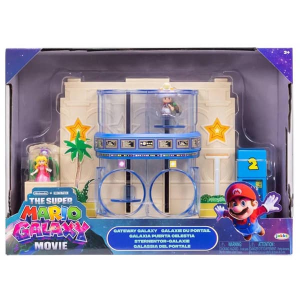 Jakks Pacific The Super Mario Galaxy Movie–Gateway Galaxy Diorama