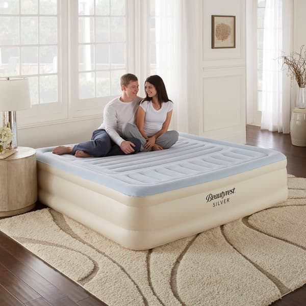 Beautyrest 18in. Lumbar Supreme Air Mattress & Inset Pump - Queen