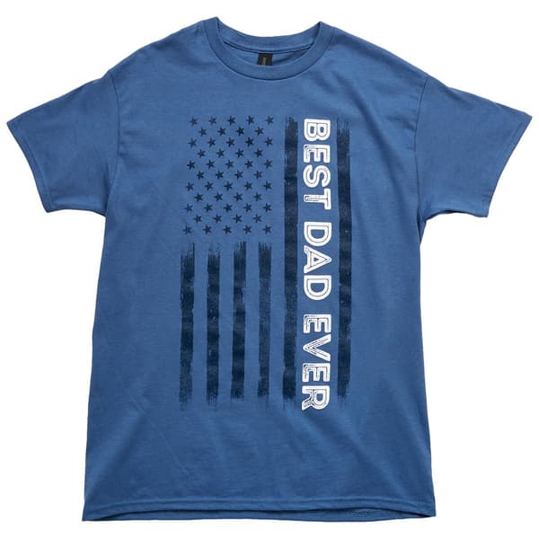 Mens Best Dad Ever Short Sleeve Graphic Tee - image 