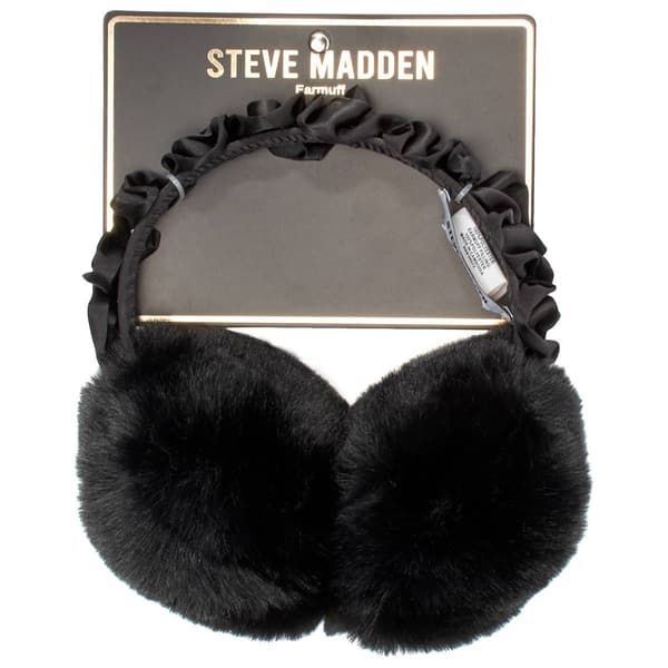 Womens Steve Madden Ruched Band Earmuff - image 
