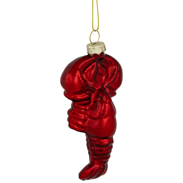 Northlight Shiny Lobster Glass Christmas Hanging Ornament