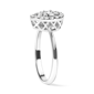 Haus of Brilliance 3/8ctw Lab Grown Diamond Cluster Promise Ring - image 4