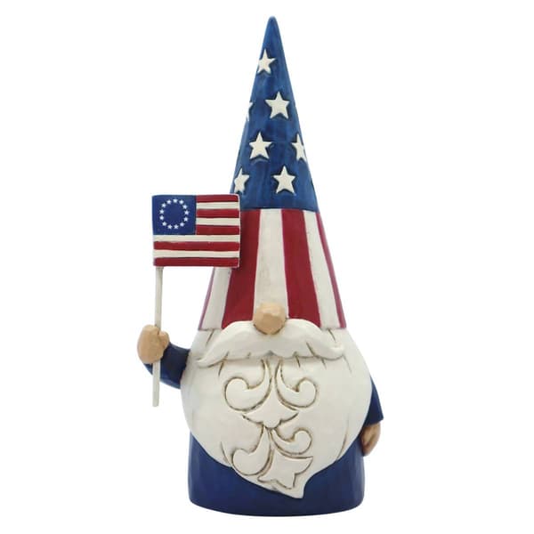 Jim Shore Heartwood Creek American Gnome Figurine - image 