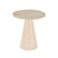 9th & Pike® Traditional Cream Teak Wood End Table - image 1