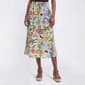 Womens Soho Apparel Fruit Palm Tree Midi Skirt - image 1