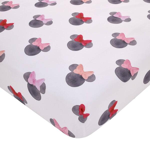 Disney Minnie Mouse Ears Fitted Crib Sheets - image 