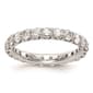 Pure Fire 14kt. White Gold Lab Grown Diamond Eternity Band - image 2