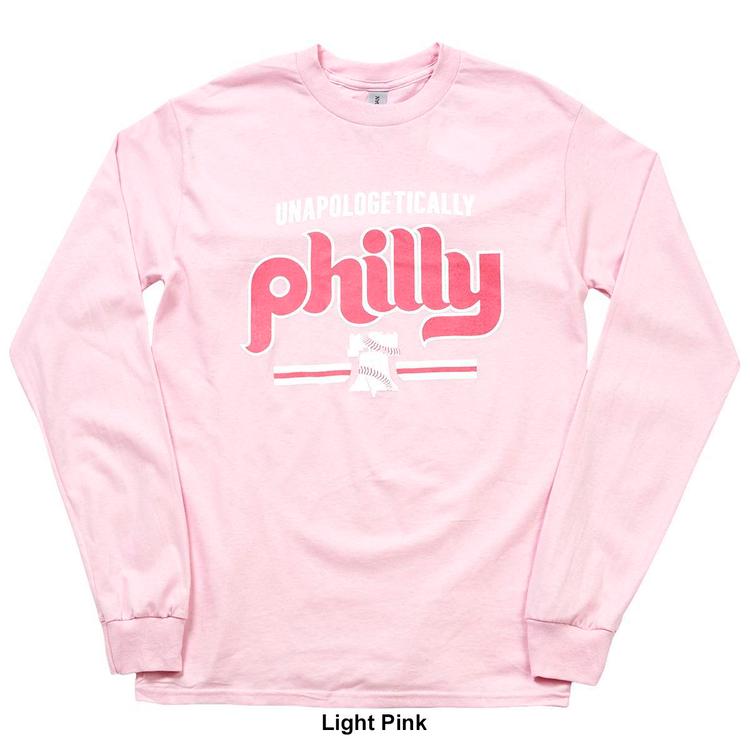 Mens Tailgate Unapolegetic Philly Long Sleeve Tee