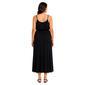 Womens Maternity Due Time Solid Scoop Neck Maxi Dress - image 3