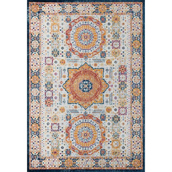 Rugs America&#40;tm&#41; Hailey Tangerine Zing Abstract Vintage Area Rug - image 