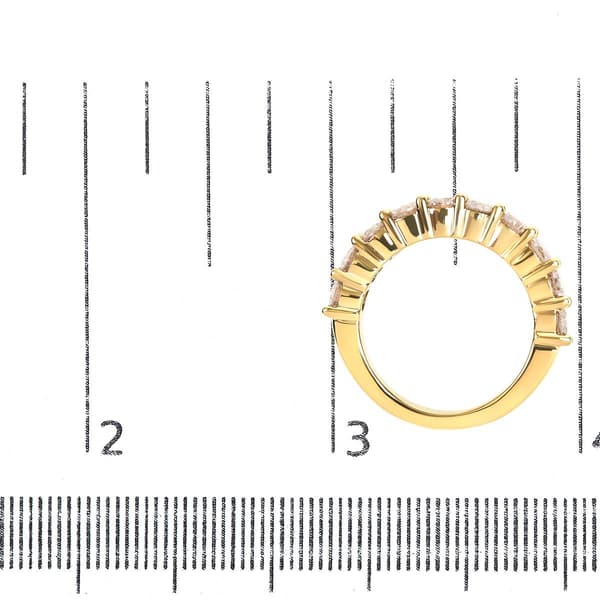 Haus of Brilliance 14kt. Gold over Silver 2ctw. Diamond Band