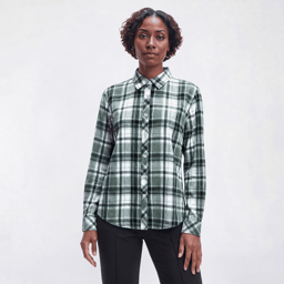Plus Size Hasting & Smith Long Sleeve Plaid Flannel - Urban Chic