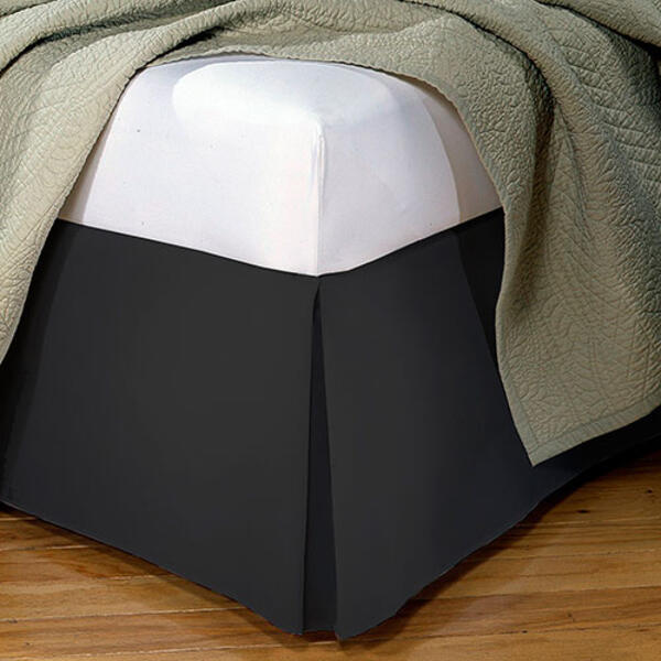 Fresh Ideas Tailored Bed Skirt - Black - image 