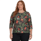 Plus Size Alfred Dunner Classics Cardinals On Branches Tee - image 3