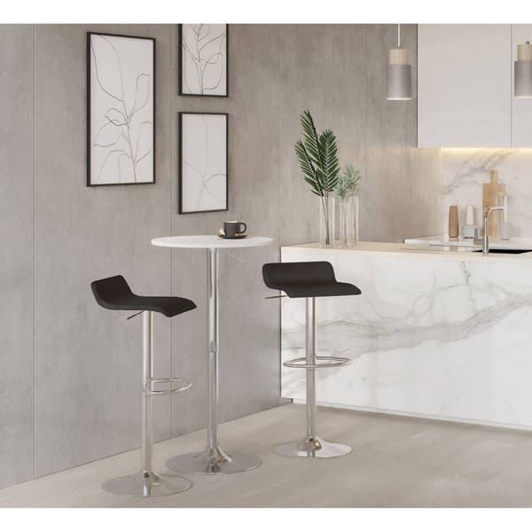LumiSource Ale Contemporary Adjustable Bar Stools - Set of 2