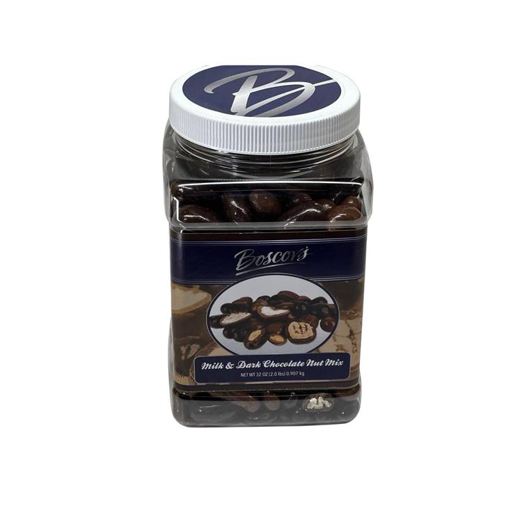 Boscov''s 2lb. Milk &amp; Dark Chocolate Nut Mix