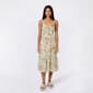 Juniors A.Byer Floral Wide Stripe Midi Dress - image 1
