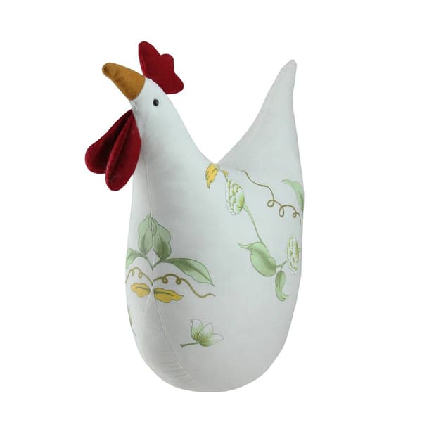 Northlight Seasonal Soft Floral Rooster Chicken Spring Figurine