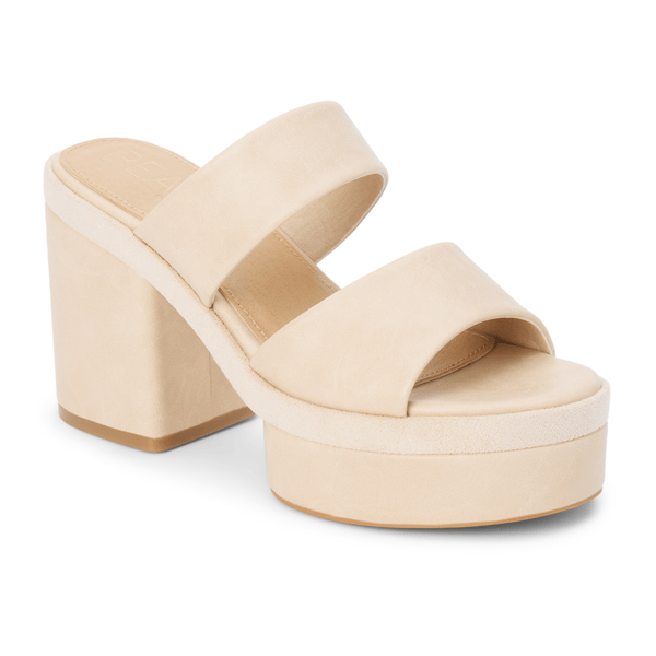 Womens Beach by Matisse Graham Two-Band Platform Sandals - image 