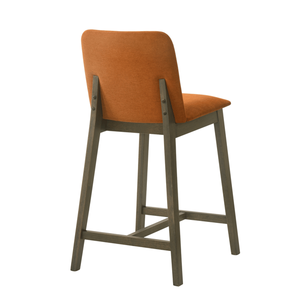 Armen Living Allin 26in. Fabric Counter Height Barstool -Set Of 2