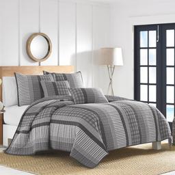 Nautica Gulf Shores 136 Thread Count Reversible Quilt Set