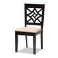 Baxton Studio Nicolette Sand/Dark Brown 5pc. Dining Set - image 2