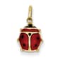 Gold Classics&#40;tm&#41; 14kt. Red Enameled Ladybug Charm - image 1