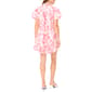 Womens MSK Short Puff Sleeve Floral Collared Shift Dress - image 2