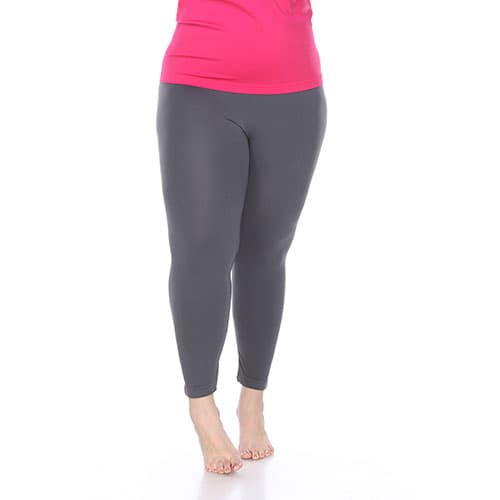 Plus Size White Mark Super Stretch Solid Leggings