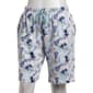 Womens Rene Rofe(R) Abstract Floral Bermuda Pajama Shorts - image 1