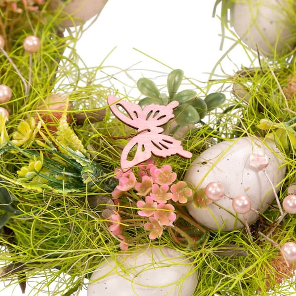 Northlight Seasonal Eggs w/ Butterflies Artificial Easter Wreath