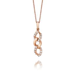 Le Vian(R) Vanilla Diamonds(R) 3 Interlinked Chains Pendant