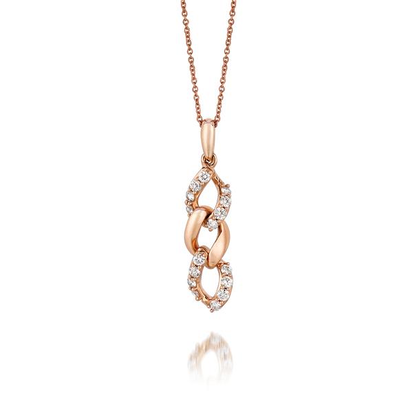 Le Vian(R) Vanilla Diamonds(R) 3 Interlinked Chains Pendant - image 