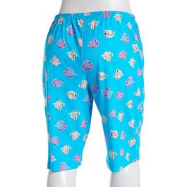 Plus Size HUE&#174; Kissy Fishes Bermuda Pajama Shorts