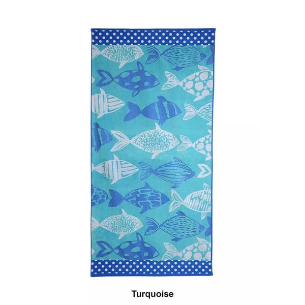 Fish Jacquard Beach Towel Boscov's