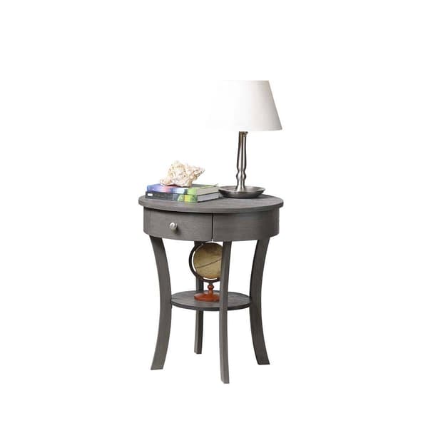 Convenience Concepts Classic Living Rooms Schaffer Table - Grey