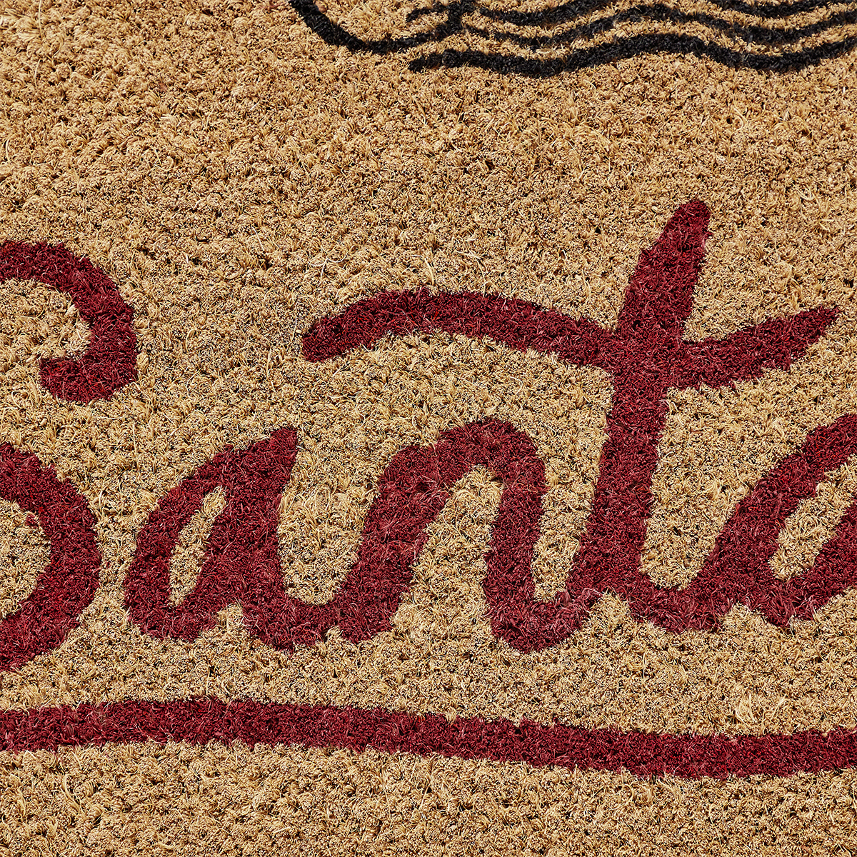 Hallmark Holiday Santa Letter Multicolor Outdoor Coir Doormat