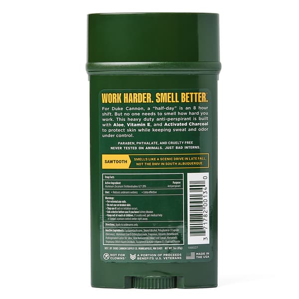 Duke Cannon Sawtooth Antiperspirant Deodorant