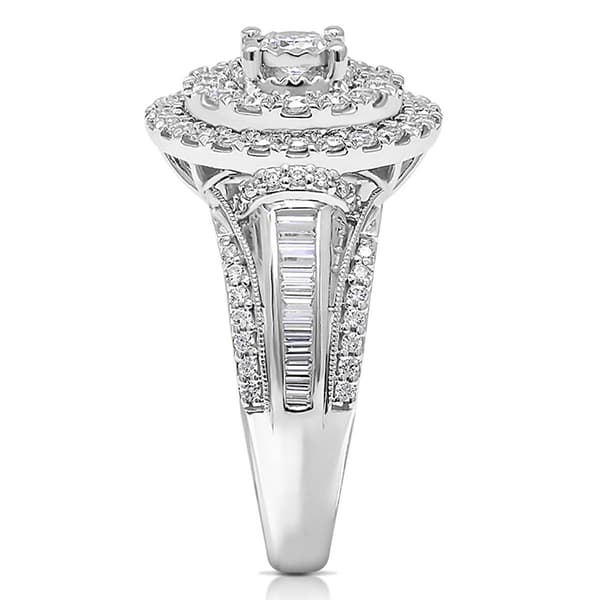 Diamond Classics™ White Gold 1ctw. Halo Bridal Ring
