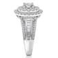 Diamond Classics™ White Gold 1ctw. Halo Bridal Ring - image 5