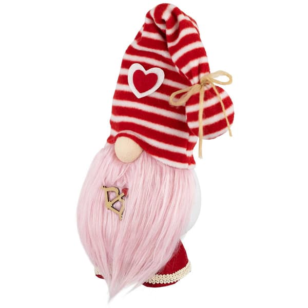 Northlight Seasonal Valentine''s Day Striped Gnome w/ Bow & Arrow